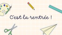 C’est la rentrée 